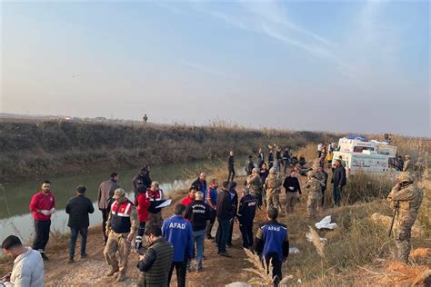 Son Dakika Şanlıurfa da minibüs sulama kanalına düştü 9 ölü var