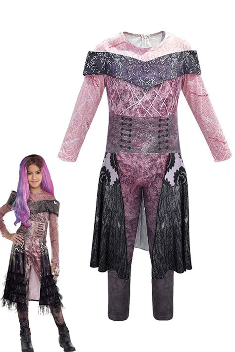 Descendants 3 Mal Pink Costume For Kids – NalaGila