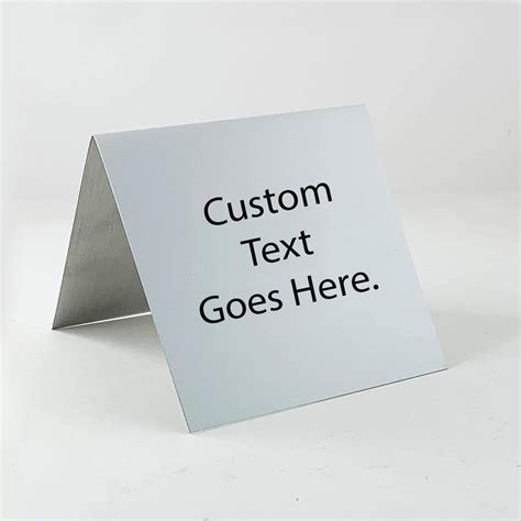 Table Top Sign Template