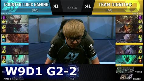 Dignitas Vs CLG Game 2 S7 NA LCS Summer 2017 Week 9 Day 1 DIG Vs