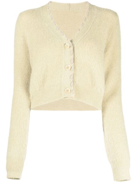 Jacquemus Mohair Button Up Cardigan Farfetch