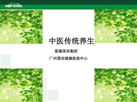 中医养生保健 Ppt课件word文档在线阅读与下载无忧文档