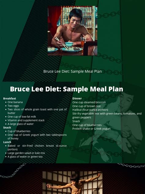Bruce Lee Program | PDF | Weight Training | Foods