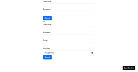 Routing Starting Repo Forked Codesandbox