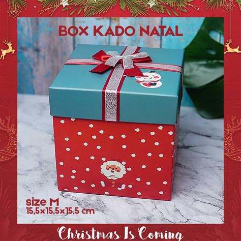 Jual Box Kotak Kado T Box Kotak Parcel Christmas Eve Premium