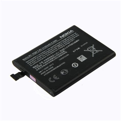 Genuine Original Bv Qw Battery For Nokia Lumia Mah For Sale