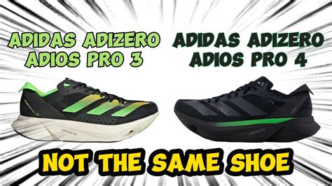 ADIDAS ADIZERO ADIOS PRO 4 Not The Same Shoe As PRO 3 Runningshoes