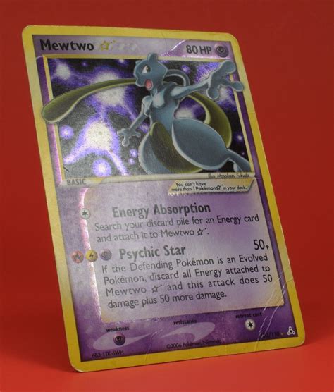 Pokemon English Card Ex Holon Phantoms Shining Mewtwo Gold Star 103 110