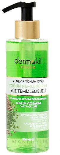 Intensive Moisturizing Face Cleansing Gel Hemp Seed Oil Dermokil