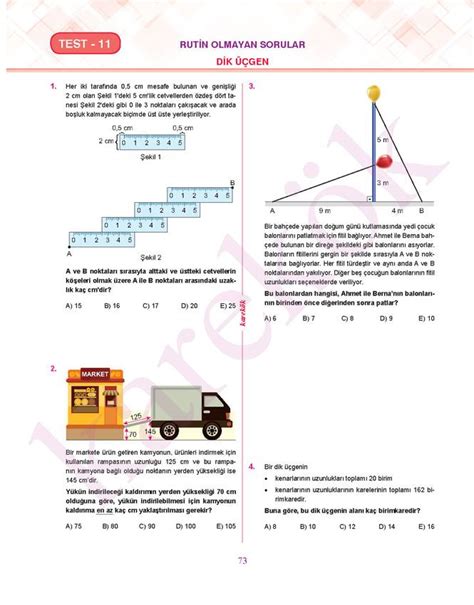 Tyt Geometr Soru Bankasi Karek K Yay Nc L K