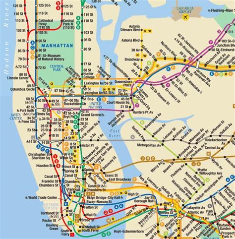 Metro Map Pictures: New York City Metro Map