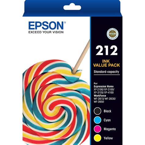 Epson 212 Standard Capacity Ink Cartridge Value Pack BIG W