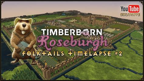 Timberborn Roseburgh Timelapse Hour Build Youtube