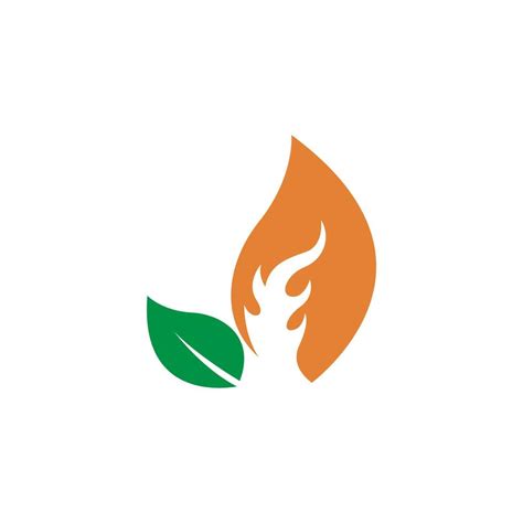 Flame Fire Icon Logo Illustration Vector Art At Vecteezy