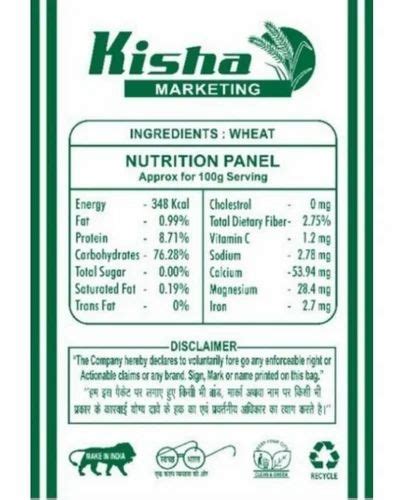 Indian Durum Wheat Kg Kisha Suji Packaging Type Bag At Rs Bag