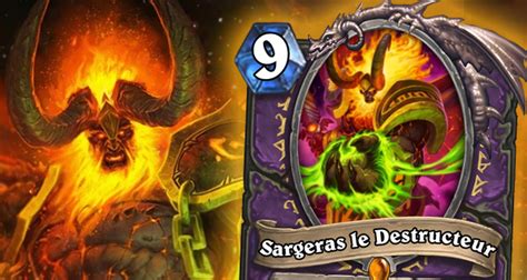 Sargeras le Destructeur Carte légendaire Titan du Démoniste