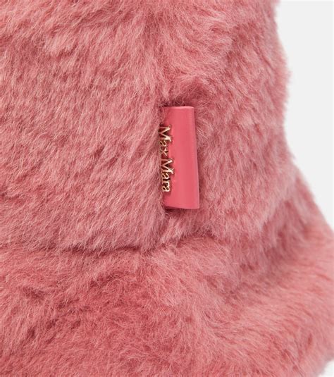 Figura Teddy Bucket Hat In Pink Max Mara Mytheresa