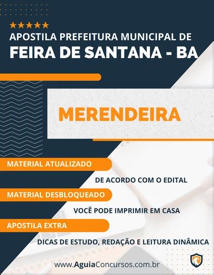 Apostila Merendeira Prefeitura Feira De Santana BA 2023