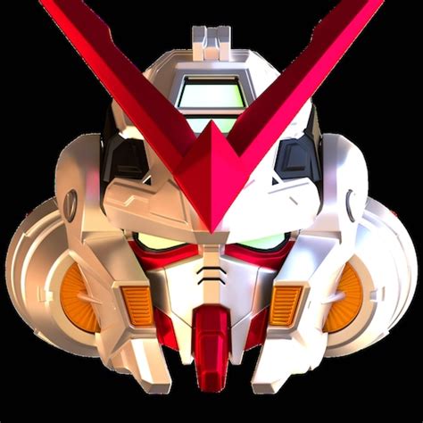 Gundam Vidar Helmet 3d Print Model Etsy