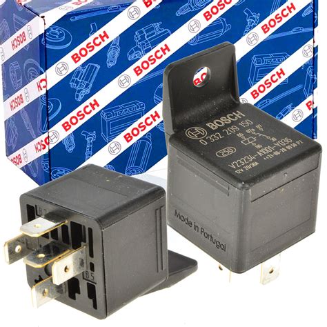 2x BOSCH 0332209150 Universal Relais Schalter Arbeitsstrom 12 V 30 A 5