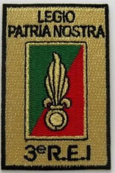 French Foreign Legion Etrangere Cloth Patch Rei Jungle Regiment