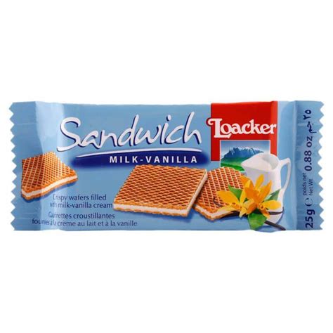 Buy Loacker Milk Vanilla Wafer Sandwich G Online In Kuwait Talabat