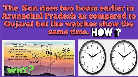 Sun Rises Two Hours Earlier In Arunachal Pradesh As Compared To Gujarat