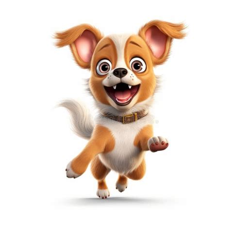 Realistic Cartoon Dog Running Stock Illustrations – 626 Realistic ...