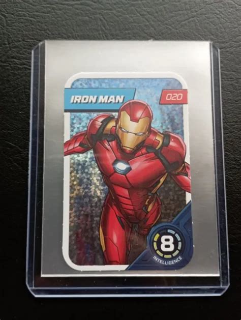 Carte Iron Man Image Pour Album D Fie Tes H Ros Marvel Leclerc