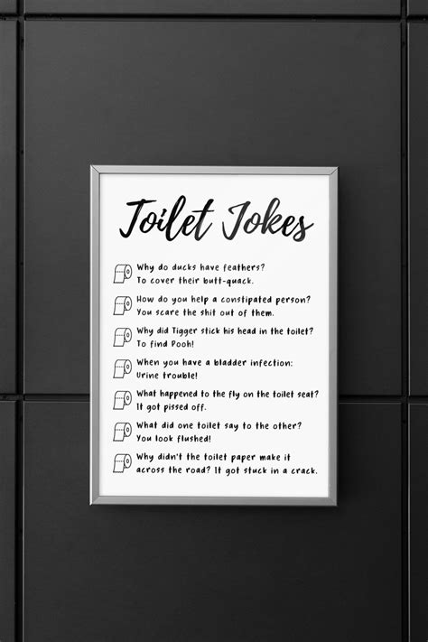 Bathroom Wall Decor Funny Bathroom Art Toilet Prints Printable