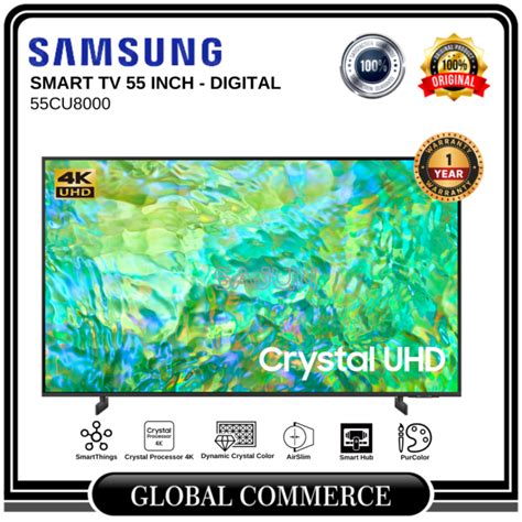 Samsung 55cu8000 Crystal 4k Uhd Smart Tv 55 Inch Ua55cu8000kxxd