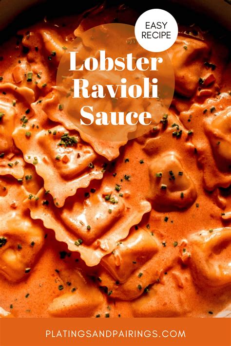 EASY Easy Lobster Ravioli Sauce Recipe Recipe Simple Creamy