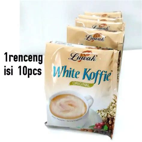 Kopi Luwak White Coffee Original Renceng Lazada Indonesia