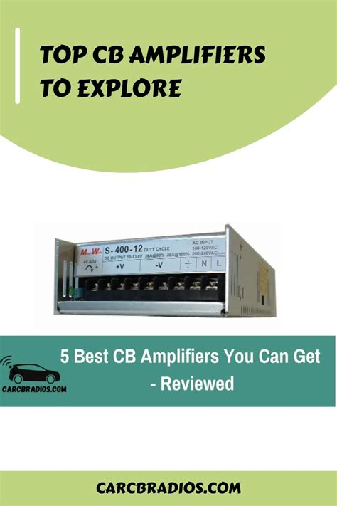 5 Best Cb Amplifiers List Updated April 2024 Artofit