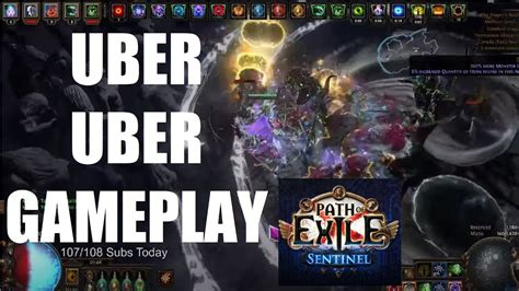 Path Of Exile Uber Pinnacle Boss Gameplay Uber Elder Maven Sirus