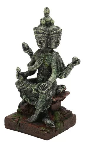 Estatua De Buda Meditando Para Acuario Decoraci N De Resina Cuotas