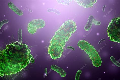 Concepto Agentes Infecciosos Bacterias Bacilos E Coli Parte Del