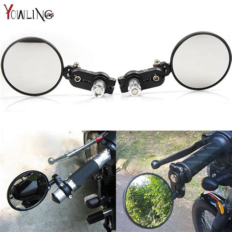 Buy Universal Motorcycle Mirror Aluminum Back View