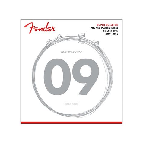 Fender Super Bullet Strings Nickel Plated Steel Bullet End