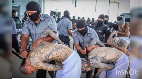 Thousands Of Tattooed Inmates Pictured In El Salvador Mega Prison Youtube