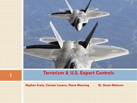 PPT Terrorism U S Export Controls PowerPoint Presentation ID 3645830