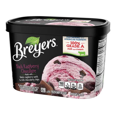 Breyers Black Raspberry Ice Cream Raspberry