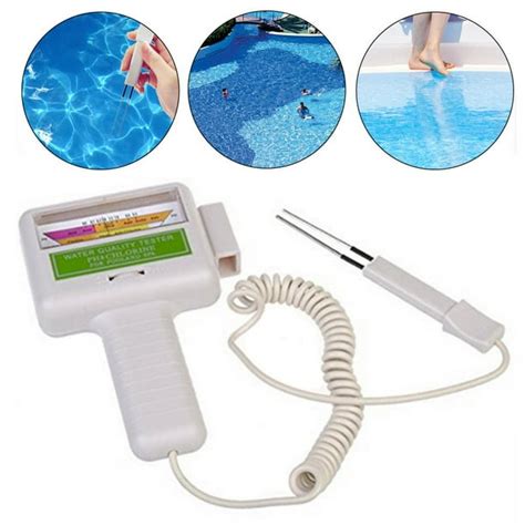 Atralife Tester Chlorine PH Tester Kit Pool Water Tester Electronic Water Quality Analysis Water ...