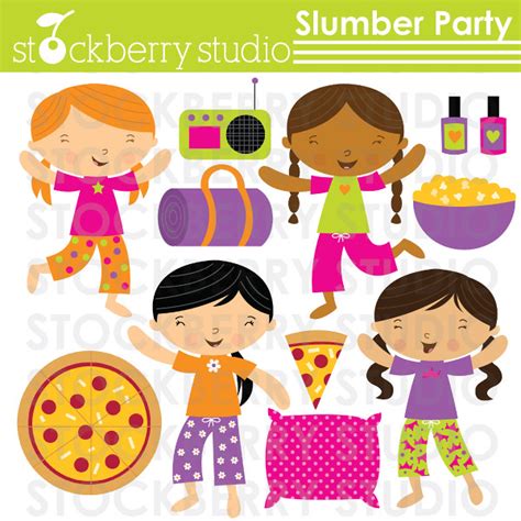 Slumber Party Clipart Set A Photo On Flickriver