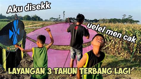 Menerbangkan Layangan Gapangan Pegon Tua Lanjut Danis Seting Layangan