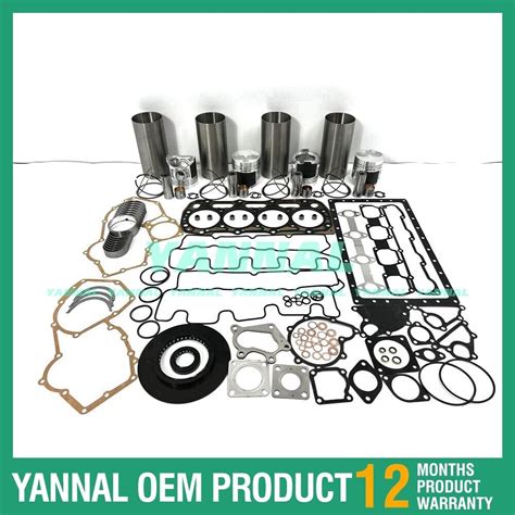 Engine Overhaul Rebuild Kit With Gasket Bearing Set For Cat 3024c T Engine Ebay