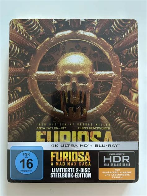 Furiosa A Mad Max Saga 4k Uhd Blu Ray Steelbook De Version Neu