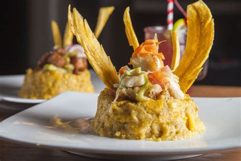 Mofongo Con Pollo Y Salsa Criolla Sabores Del Caribe Food Breakfast