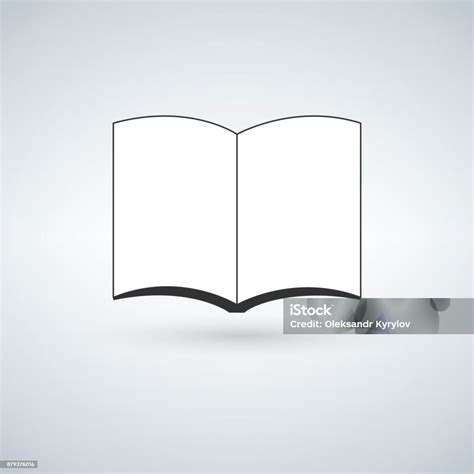 opened book icon stock illustration  image  book cover