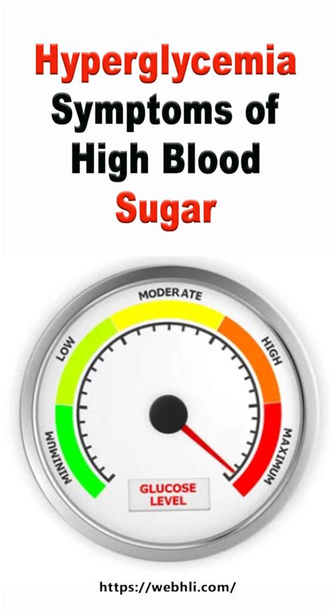 Hyperglycemia Symptoms Of High Blood Sugar Healthy Lifestyle